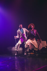 Obra "(DES)CONSERTEM os seus cor-ações", encenada no Centro Cultural Olido em 8 de novembro de 2025. Foto: Carlos Spinello