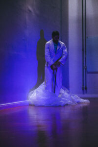 Obra "(DES)CONSERTEM os seus cor-ações" encenada na Universidade Anhembi Morumbi. Foto: Carlos Spinello