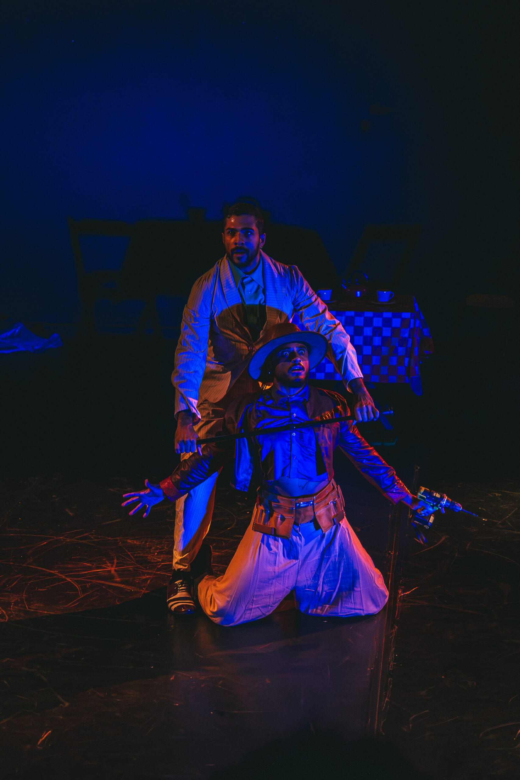 Obra "(DES)CONSERTEM os seus cor-ações" encenada no CRD em 5 de novermbro de 2025. Foto: Carlos Spinello