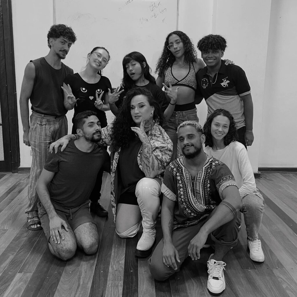 Participantes da oficina de Eduarda