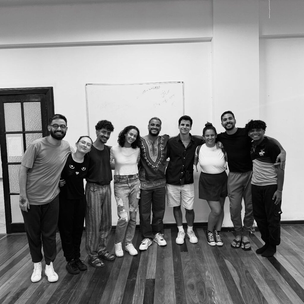 Participantes da oficina de Rafael