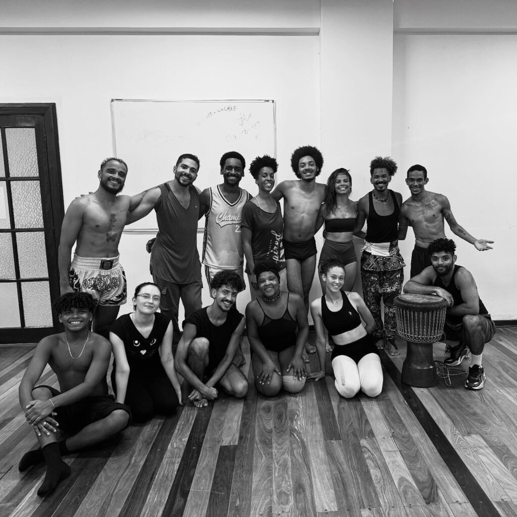 Participantes da oficina de Ton